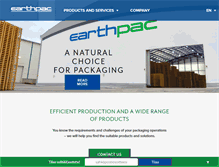 Tablet Screenshot of earth-pac.com